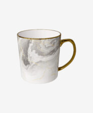 tazza effetto marmo bianco