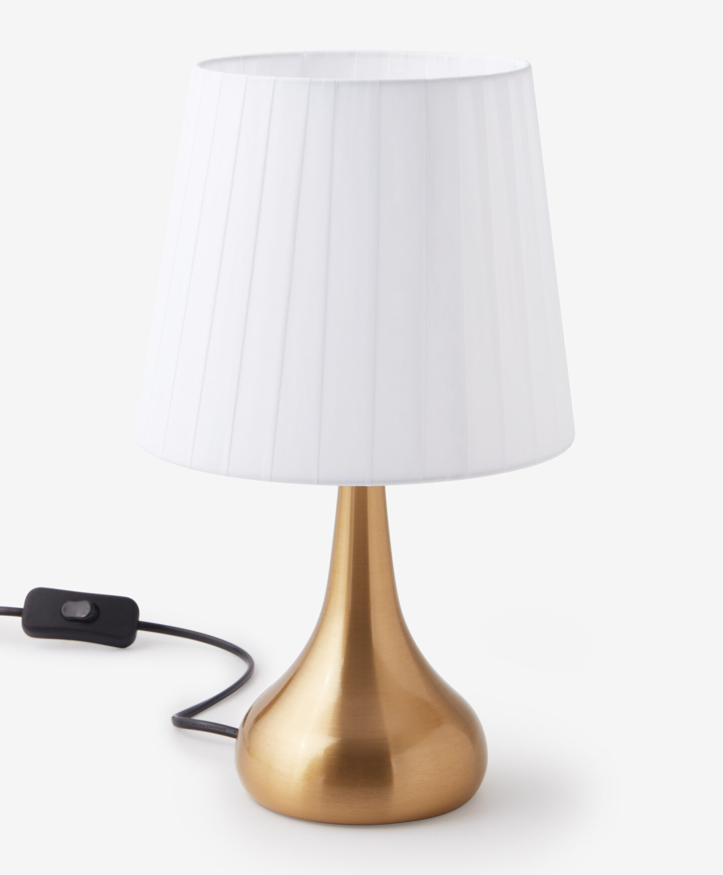 lampada da tavolo dorata