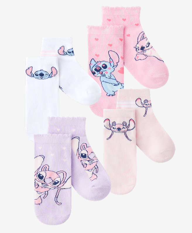 set calzini bambina lilo e stitch