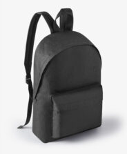 zaino nero con tasca frontale