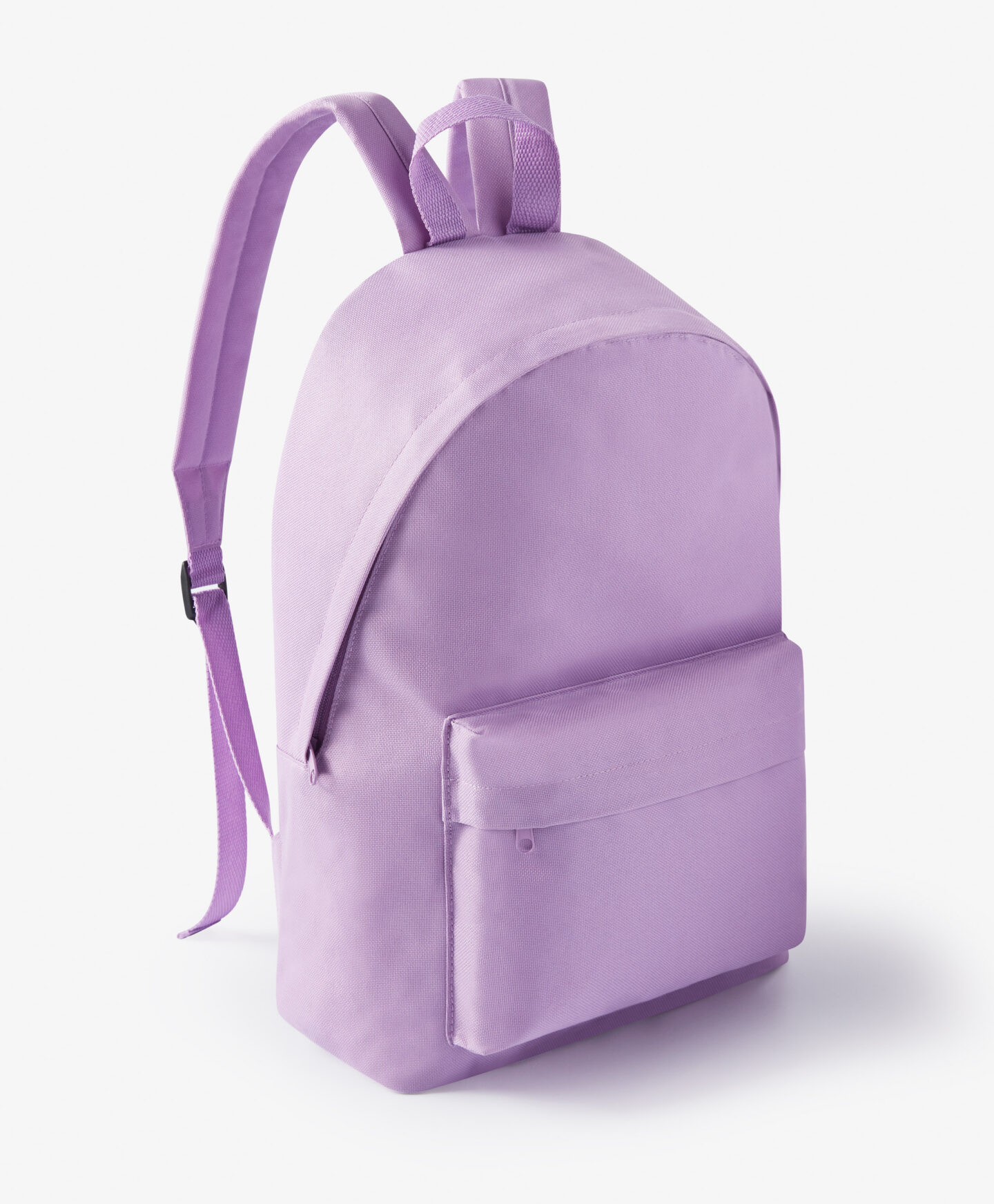 zaino viola con tasca frontale