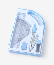 set da disegno tecnico blu