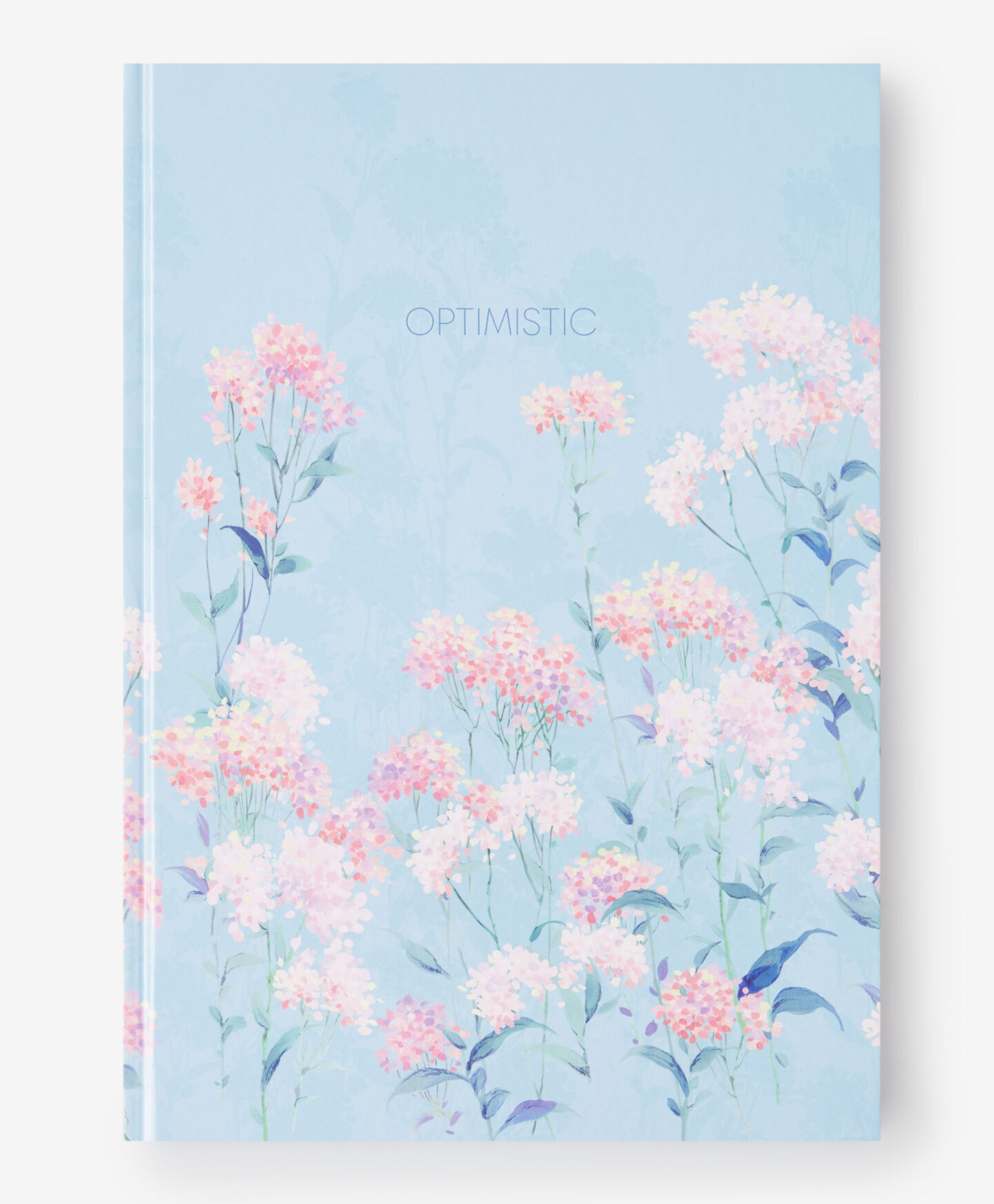 quaderno a quadretti con fiori