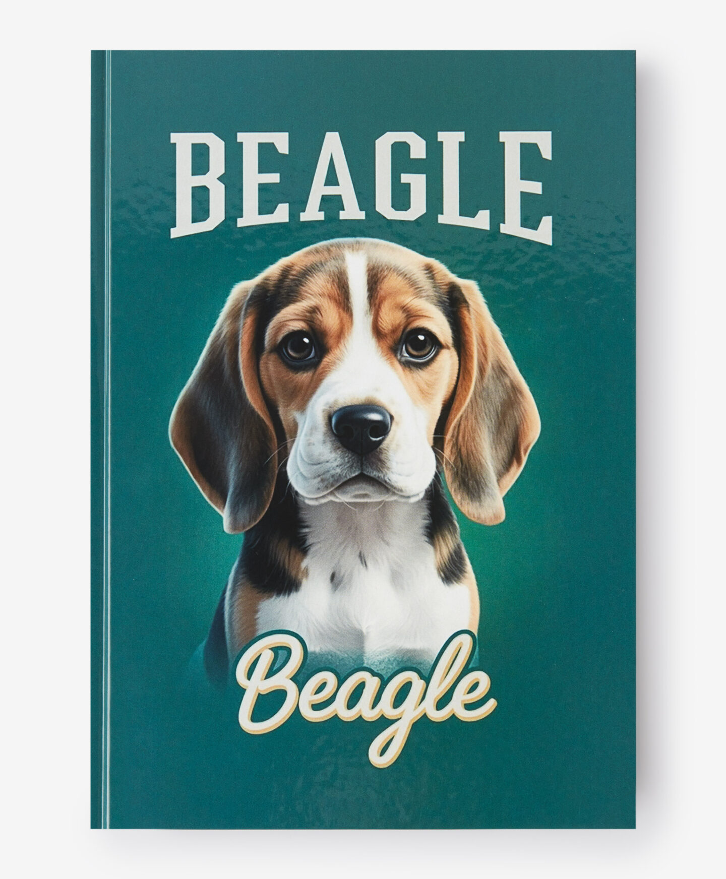 quaderno a quadretti con beagle