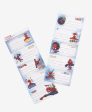 adesivi per quaderno spider man