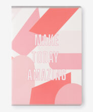 quaderno a righe rosa