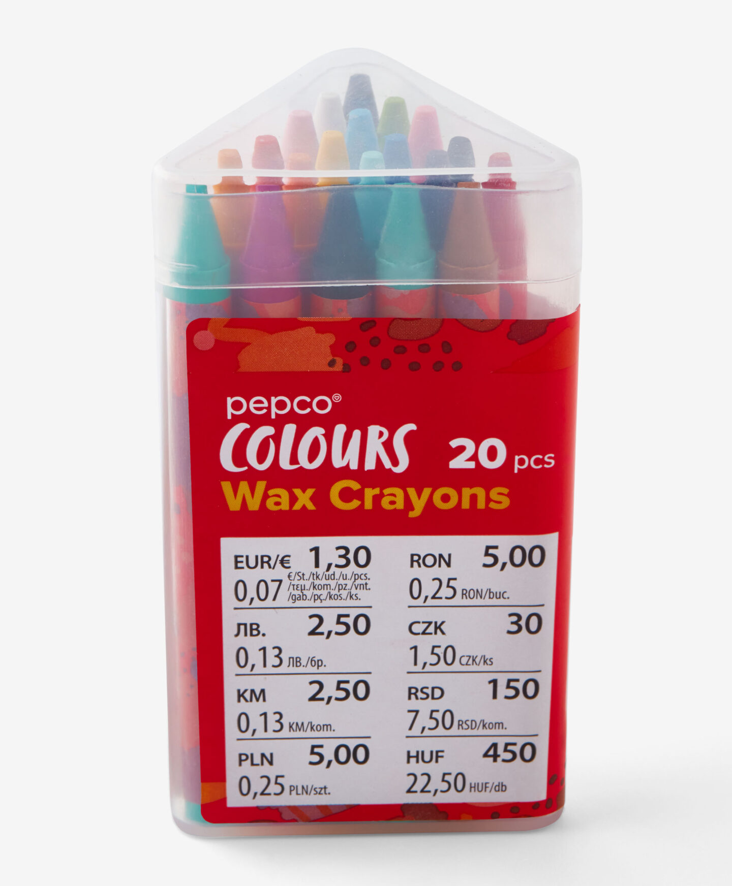 set di pastelli di cera colorati