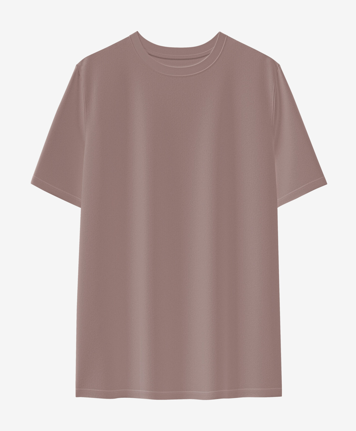 t-shirt oversize marrone da donna