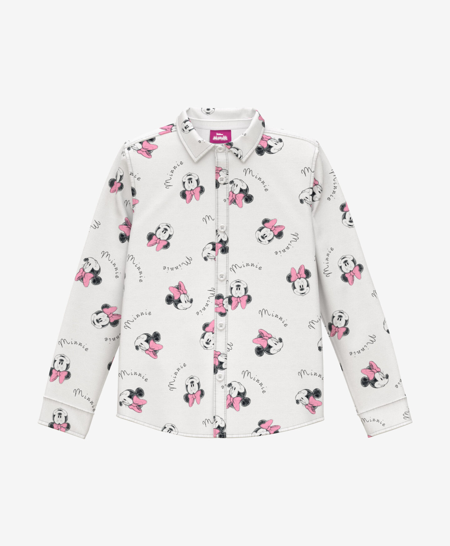 camicia bianca di minnie bambina