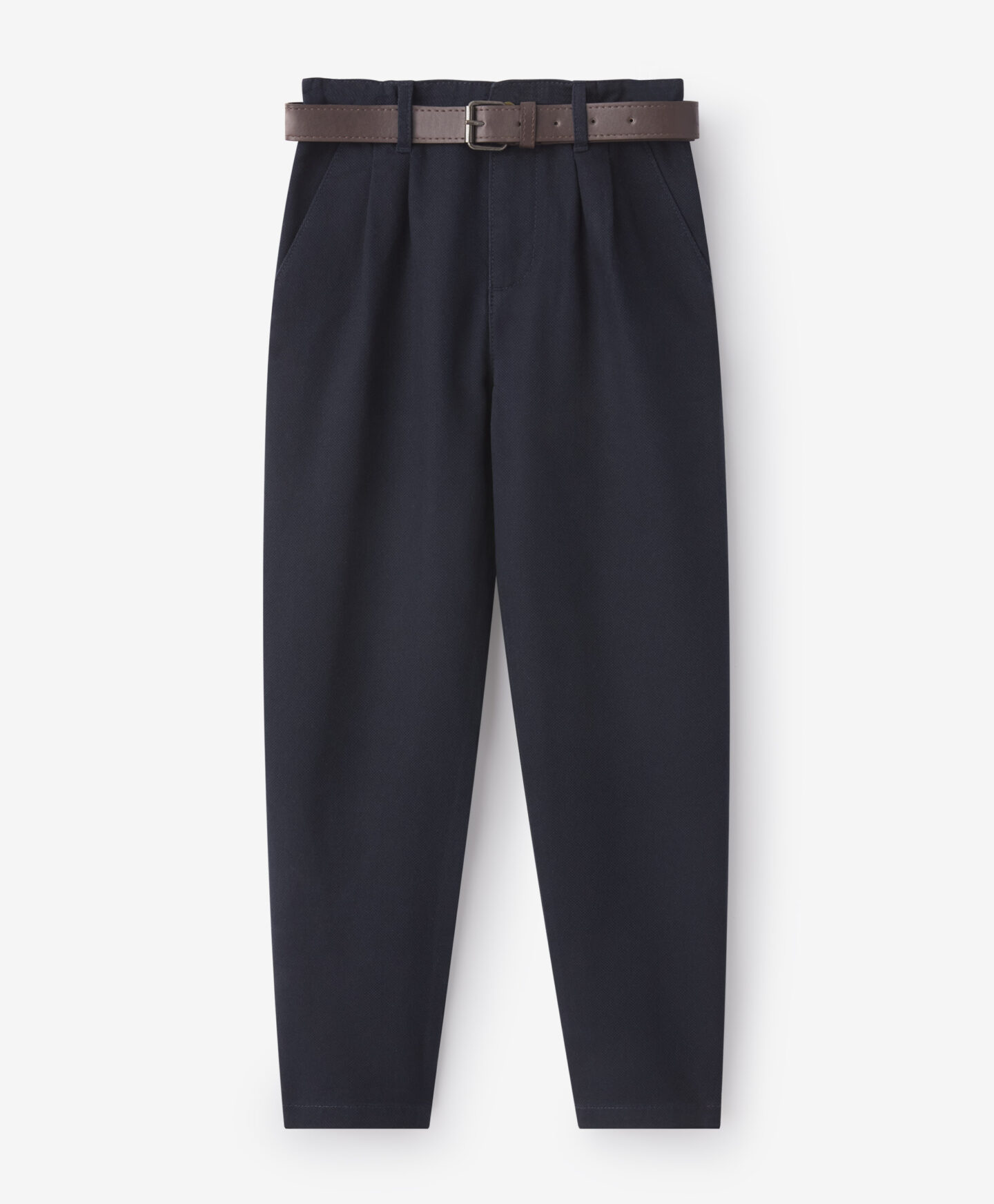 pantaloni neri cintura da bambino