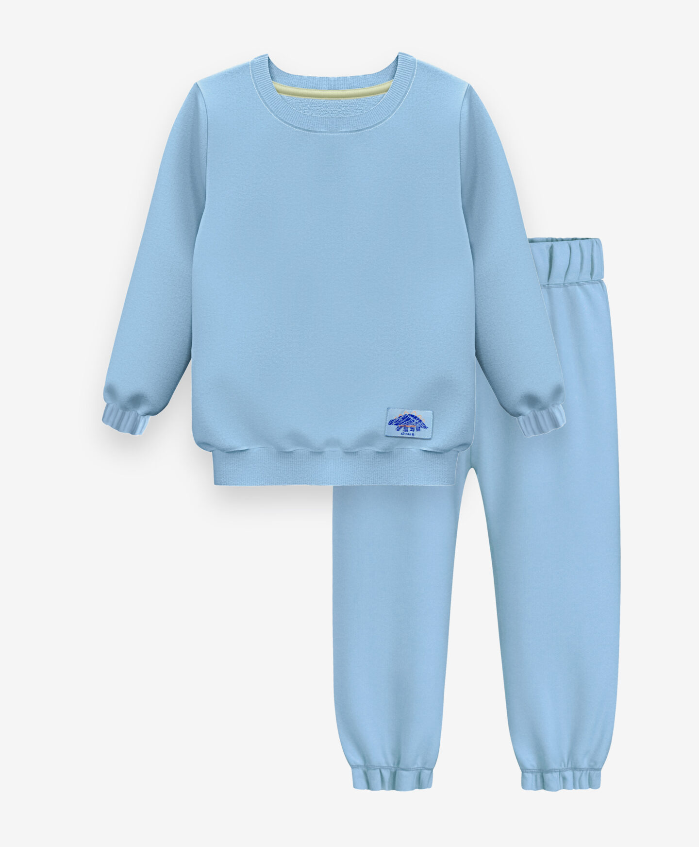 completo tuta blu da neonato