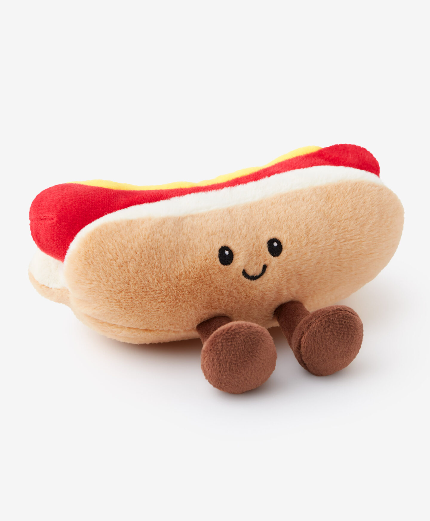 peluche a forma di hot dog