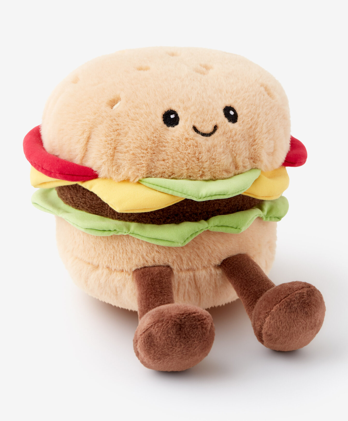 peluche a forma di hamburger