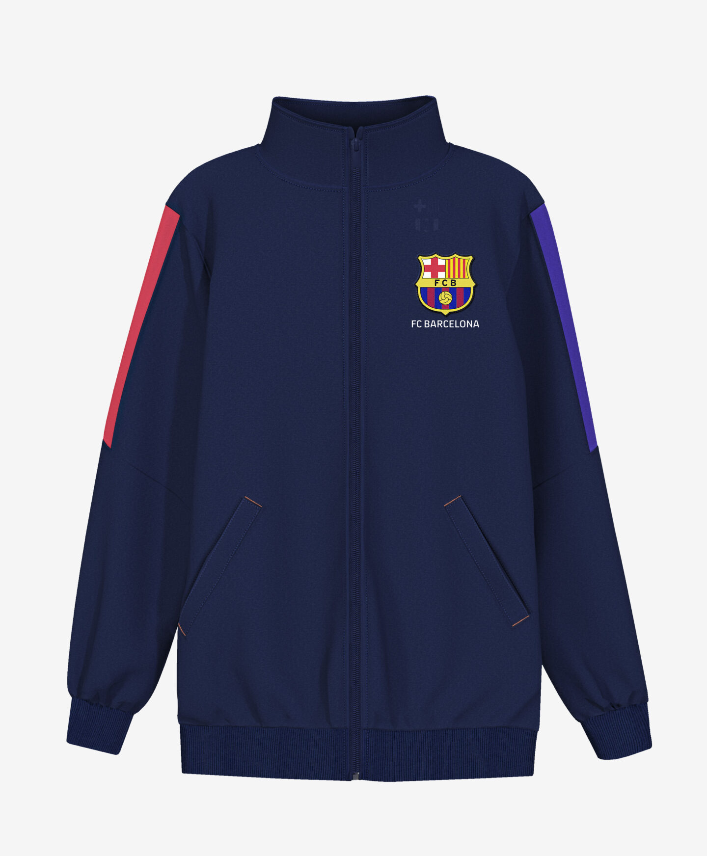 felpa blu da ragazzo barcellona