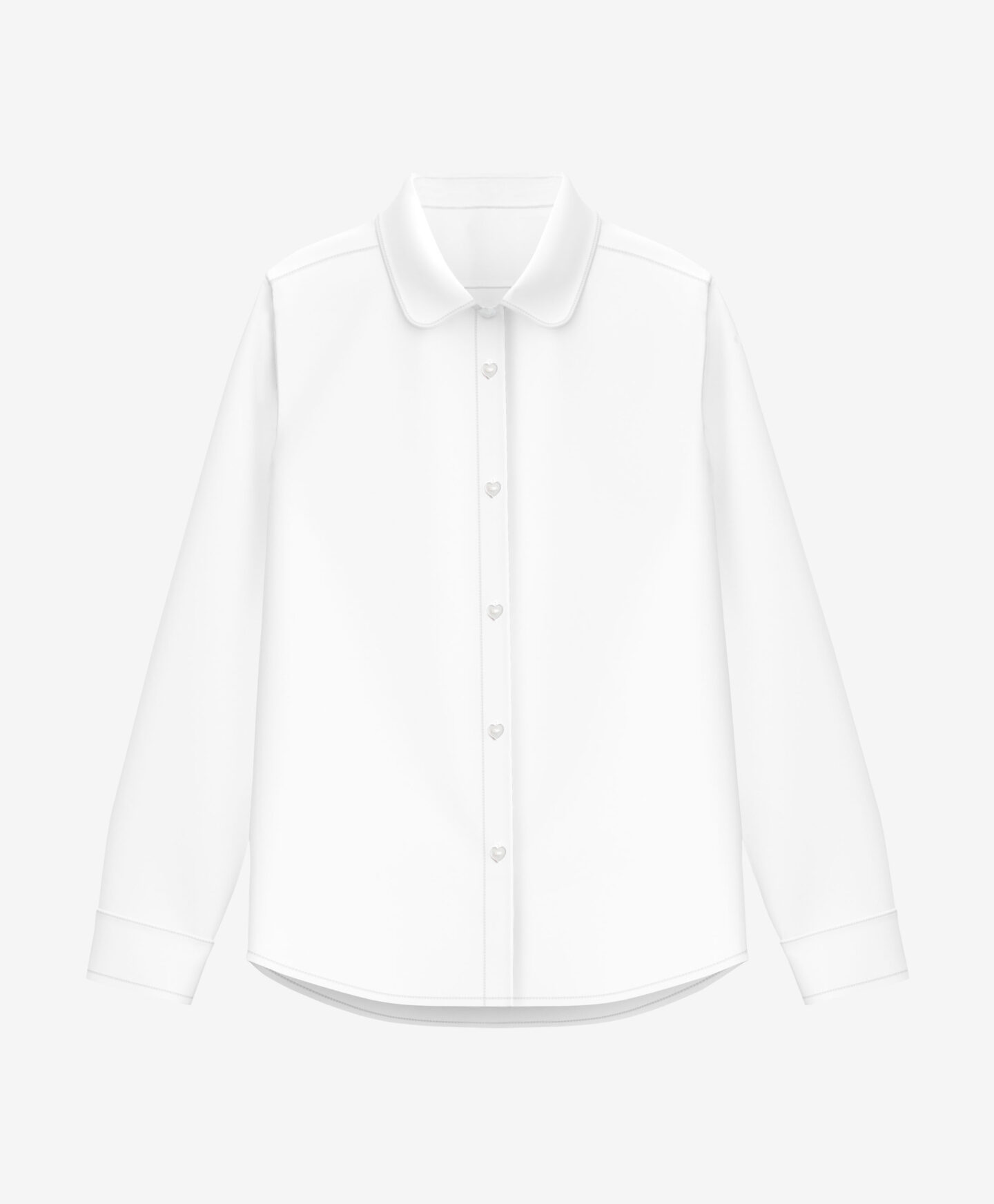 camicia bianca da bambina
