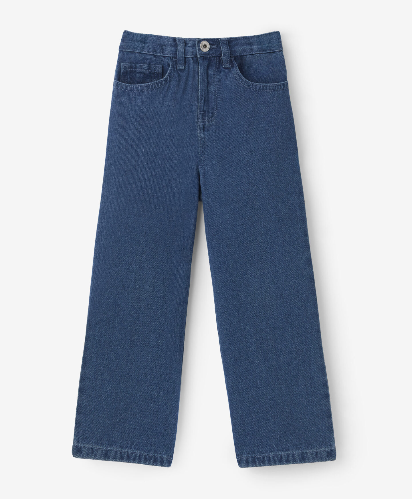 jeans gamba larga da bambina