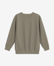 felpa verde classica da bambino