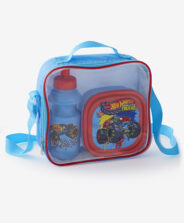 Torba na lunch z pudełkiem i butelką na licencji Hot Wheels