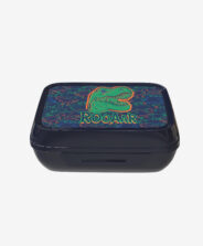 porta pranzo blu con dinosauro