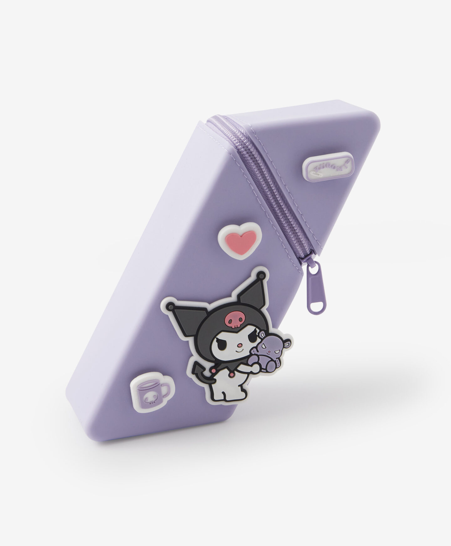 astuccio viola in silicone kuromi