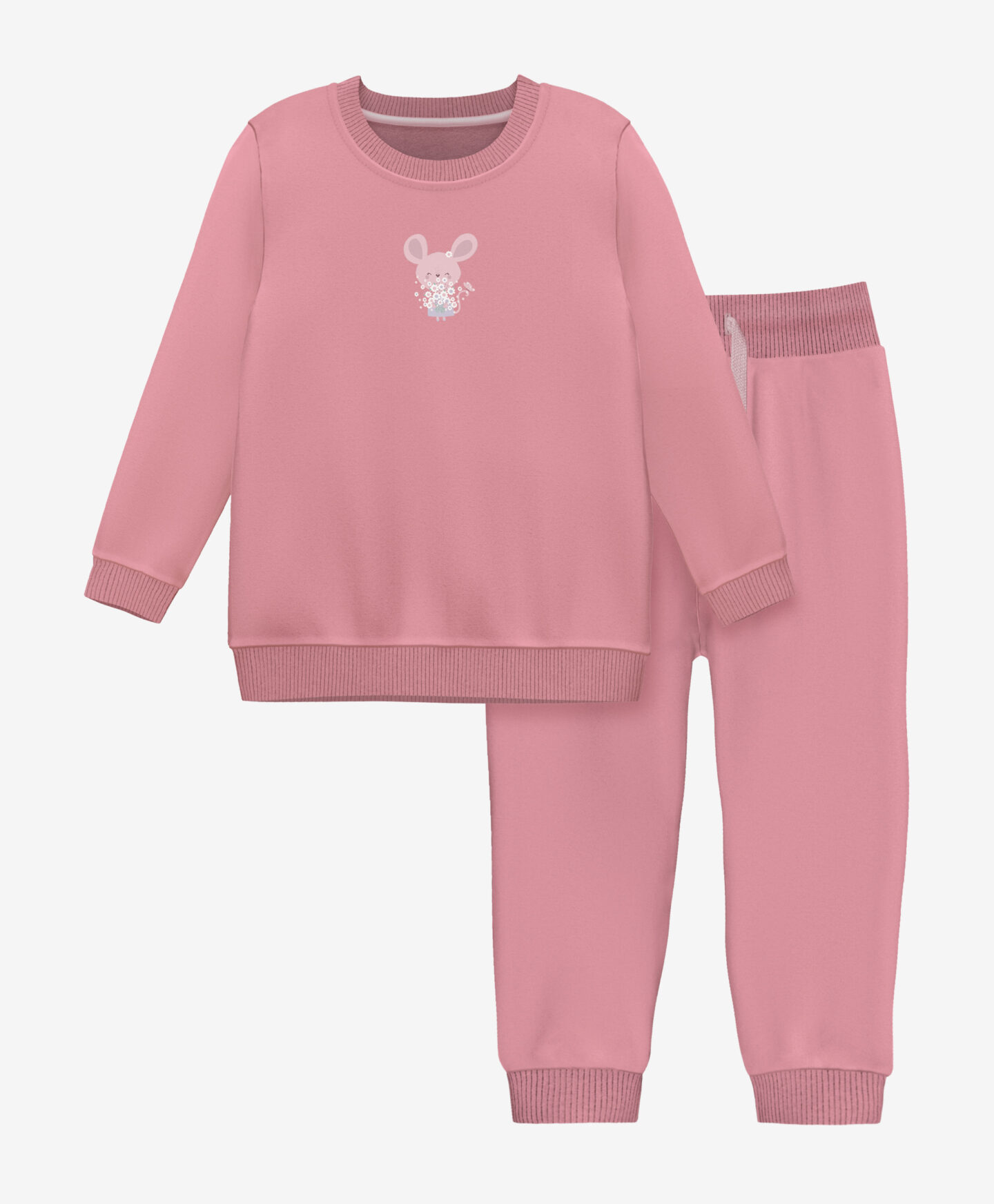 completo tuta rosa da neonata