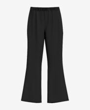 Legginsy dziewczęce z szerokimi nogawkami czarne