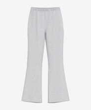 Legginsy dziewczęce z szerokimi nogawkami szare