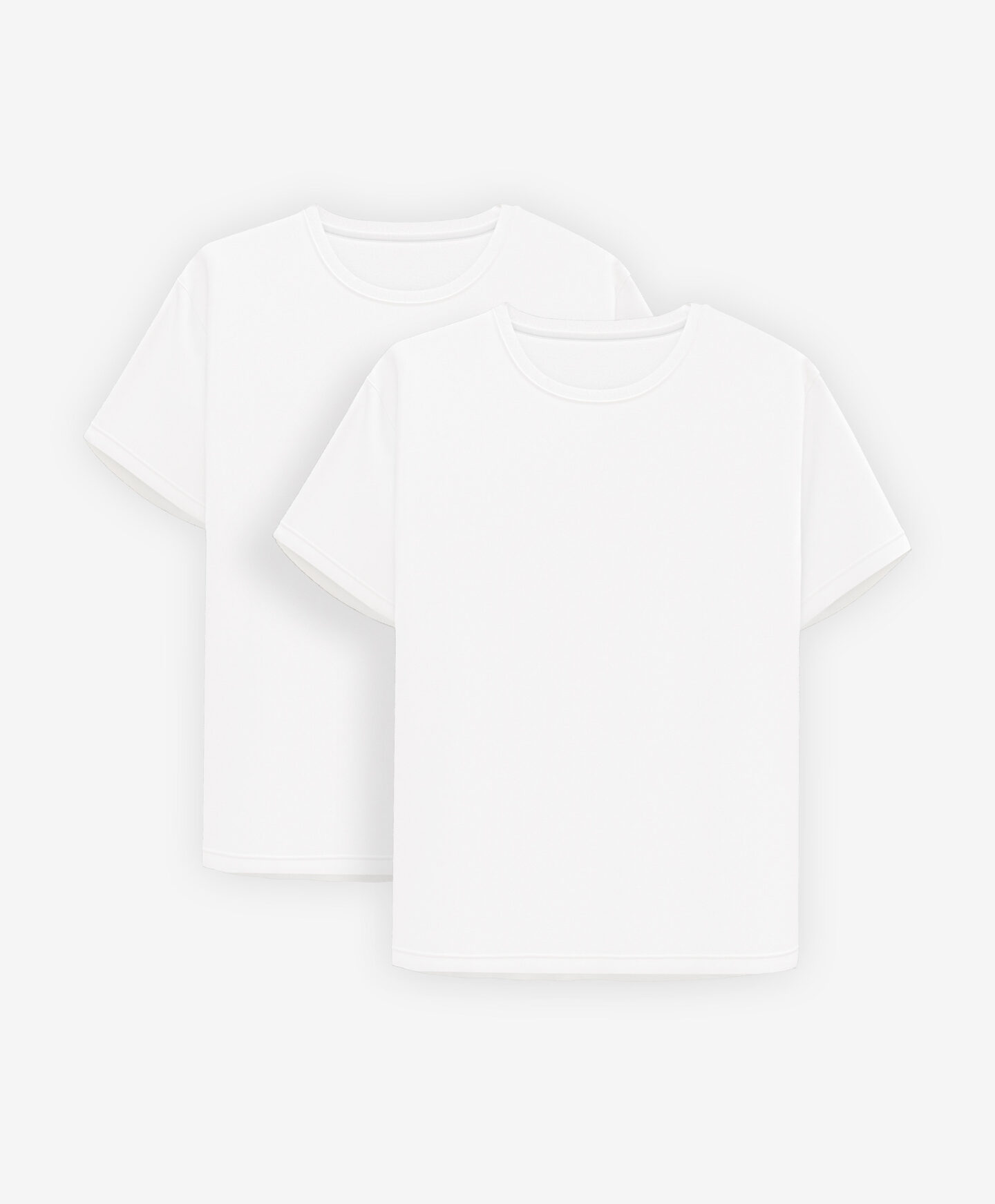 Set T-shirt bianche da ragazza