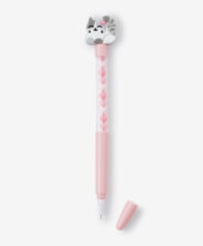 penna rosa a forma di gatto