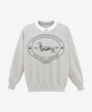 Bluza dziewczęca z kołnierzykiem
