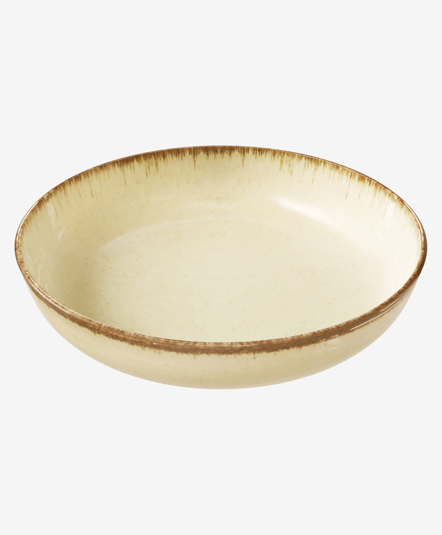 piatto beige di porcellana