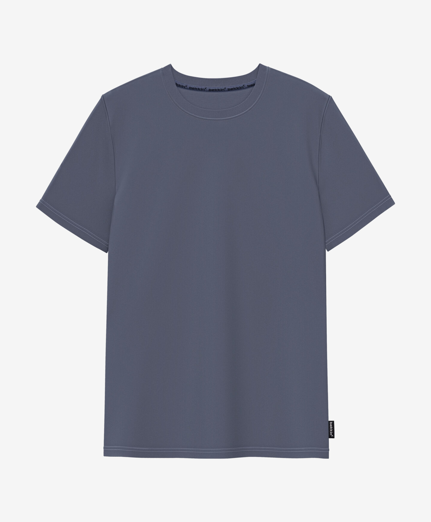 t-shirt blu navy da uomo bekkin