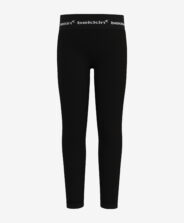 Legginsy dziewczęce bezszwowe Bekkin czarne
