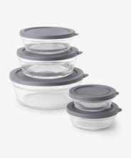 Zestaw 5 szklanych pojemników