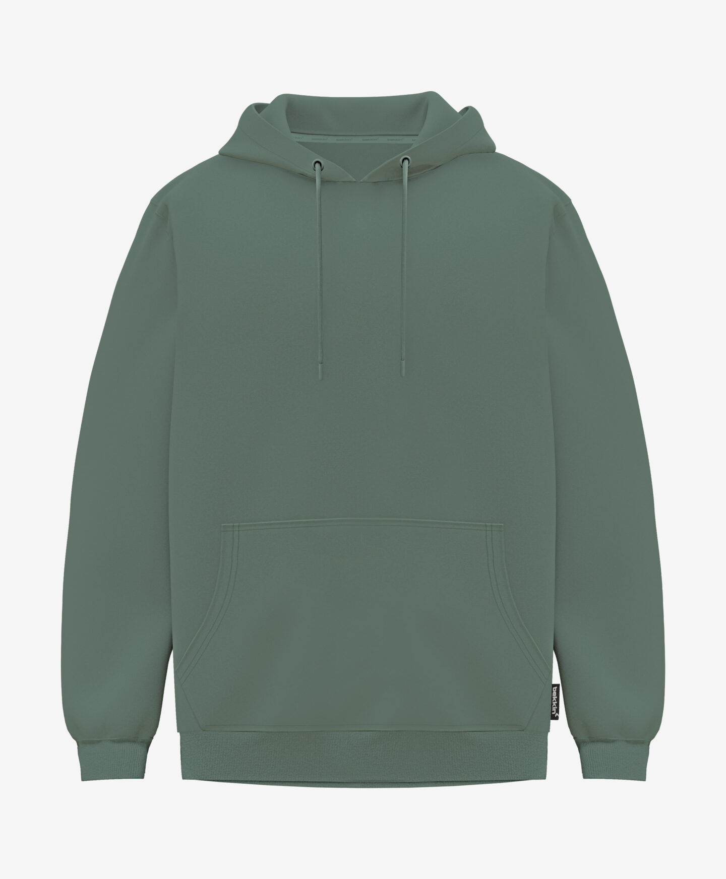 felpa verde da uomo bekkin