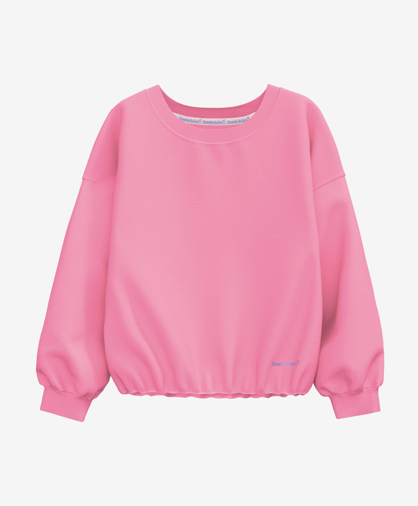 felpa rosa da bambina bekkin