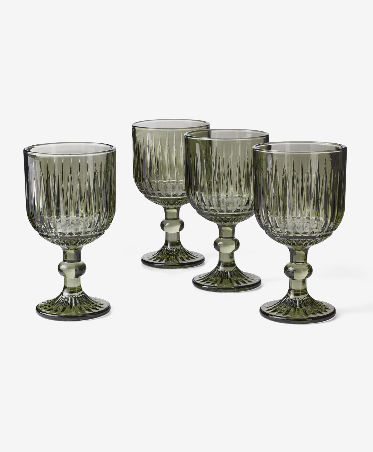set di quattro calici eleganti