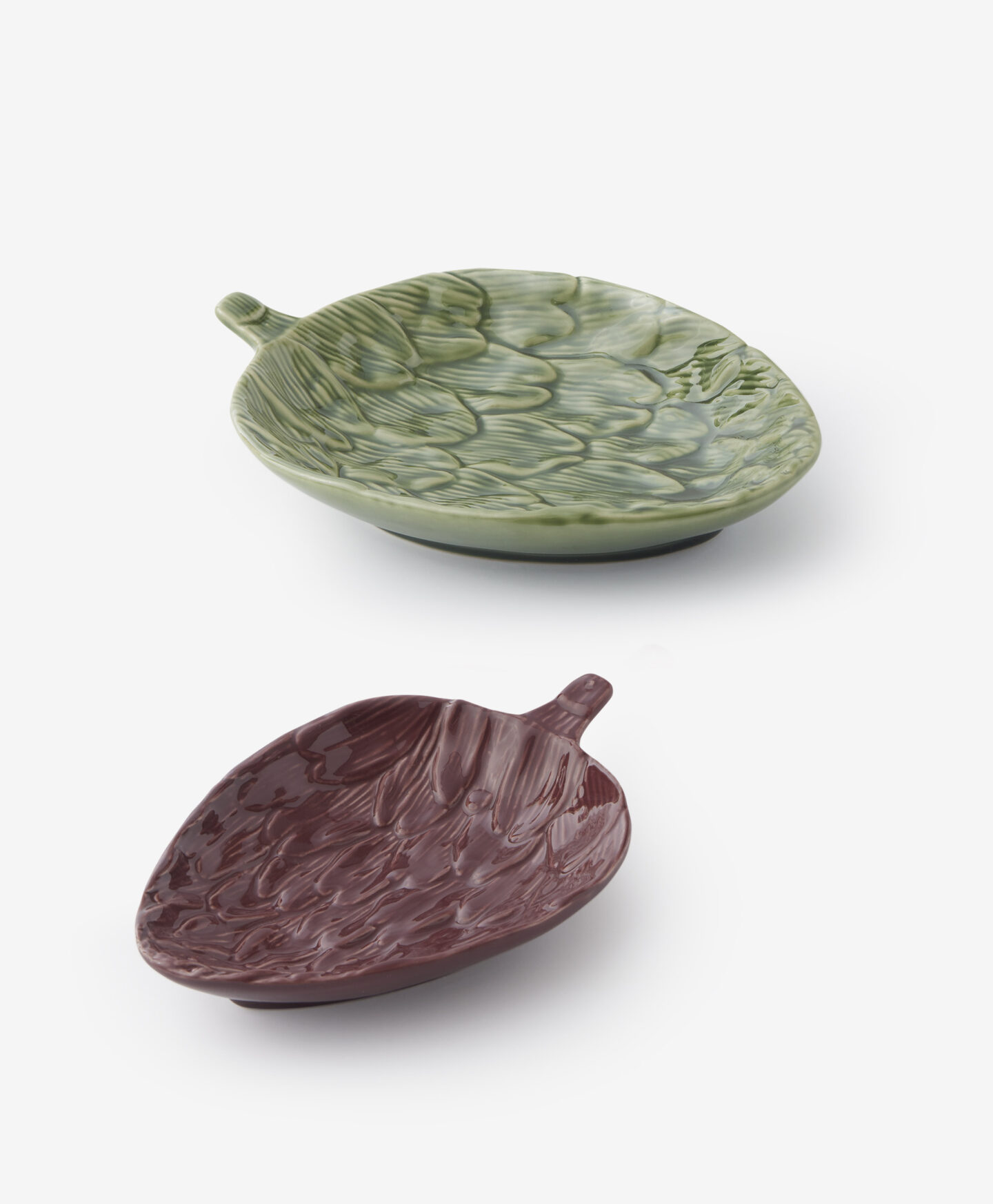 set piatti a forma di carciofo