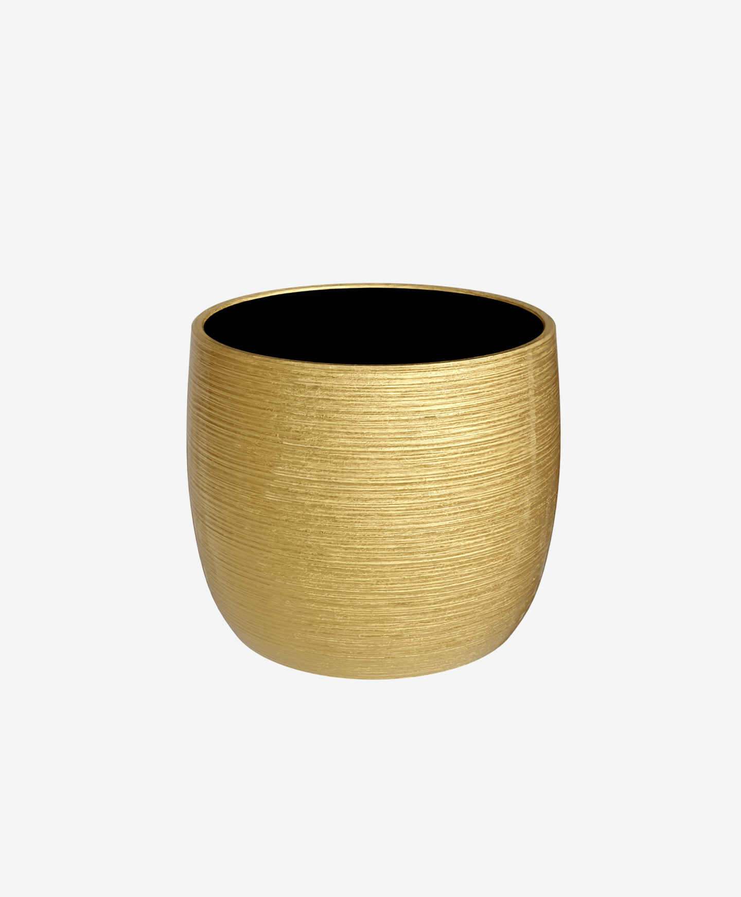 vaso dorato in ceramica