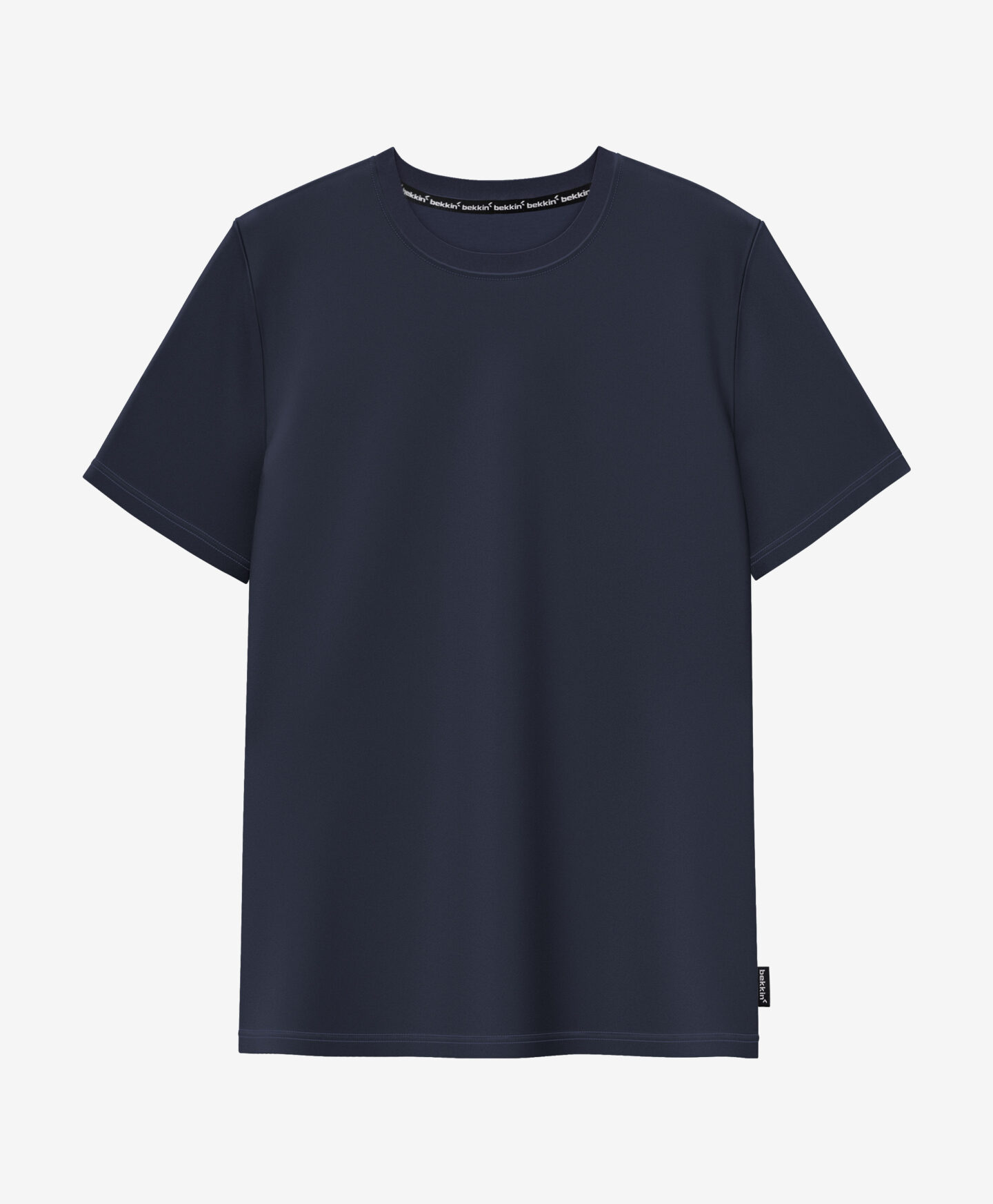 t-shirt blu da uomo bekkin