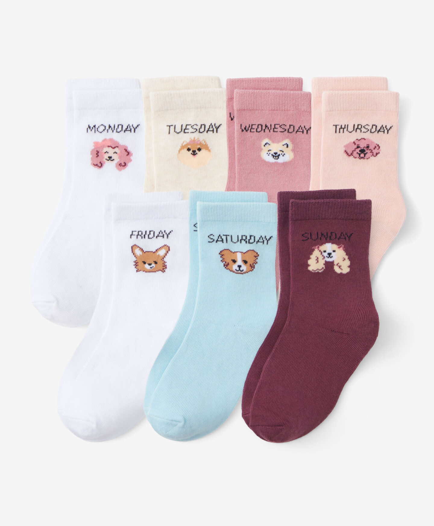 Set calzini con cani da bambina