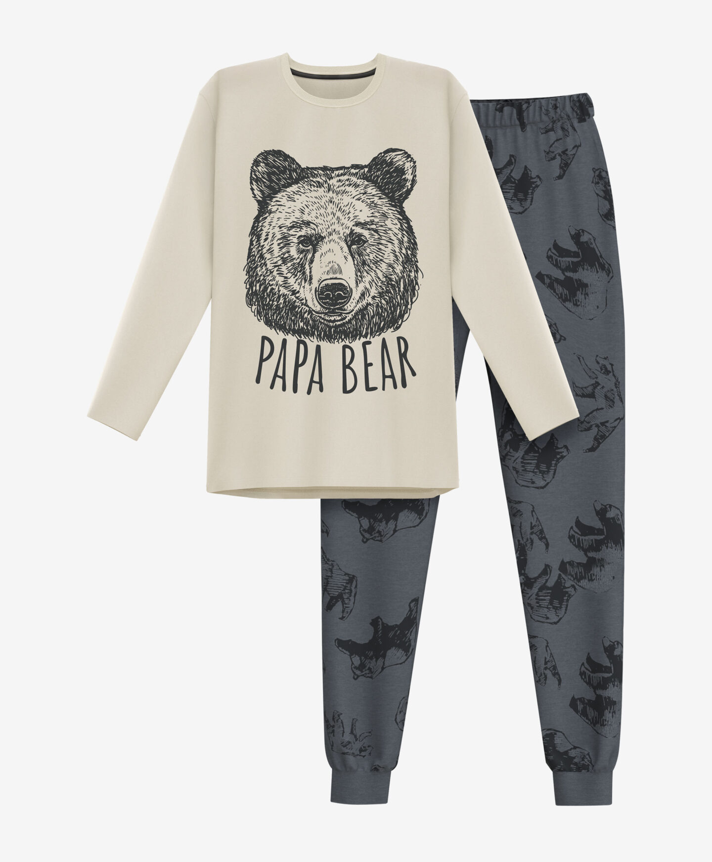 Pigiama con orso da uomo