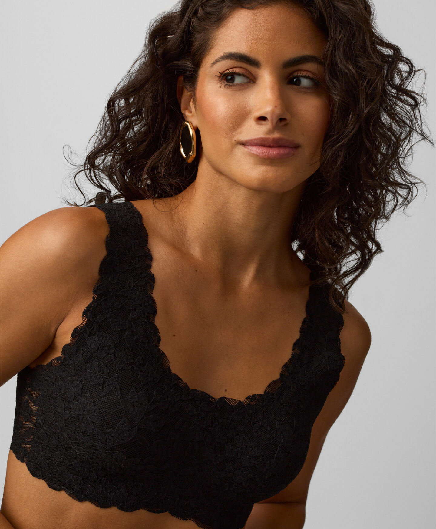 reggiseno nero senza cuciture