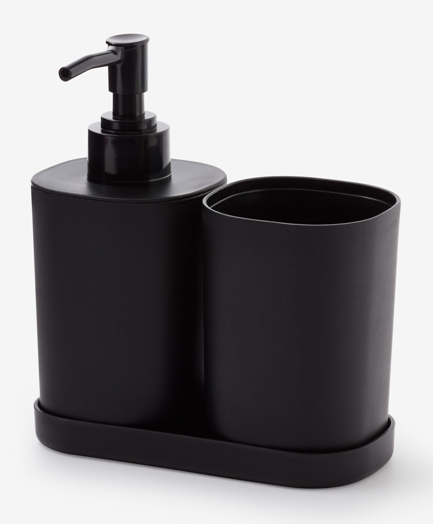 set da bagno nero