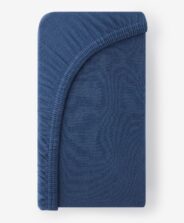 lenzuolo blu in cotone