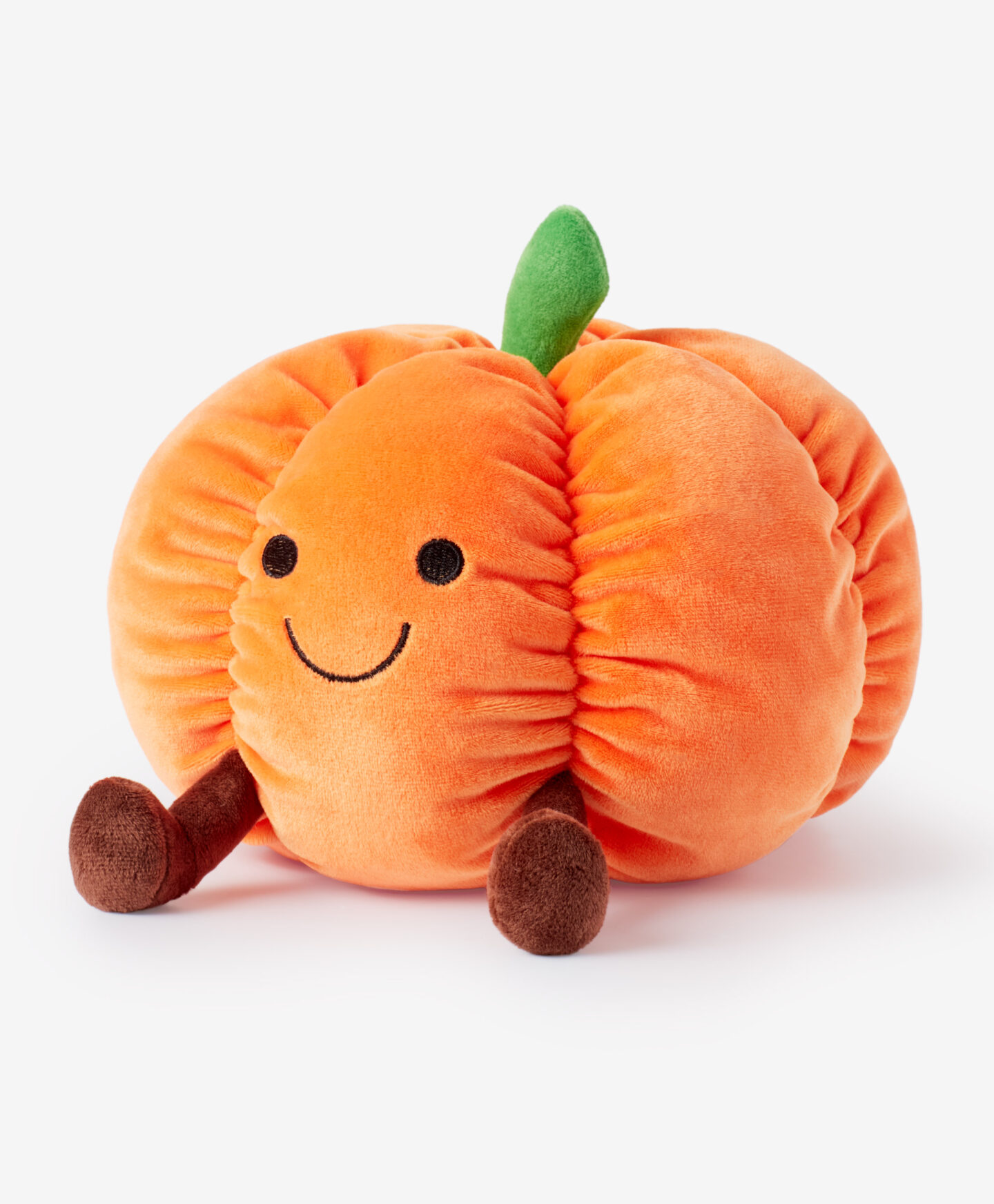 zucca arancione di peluche
