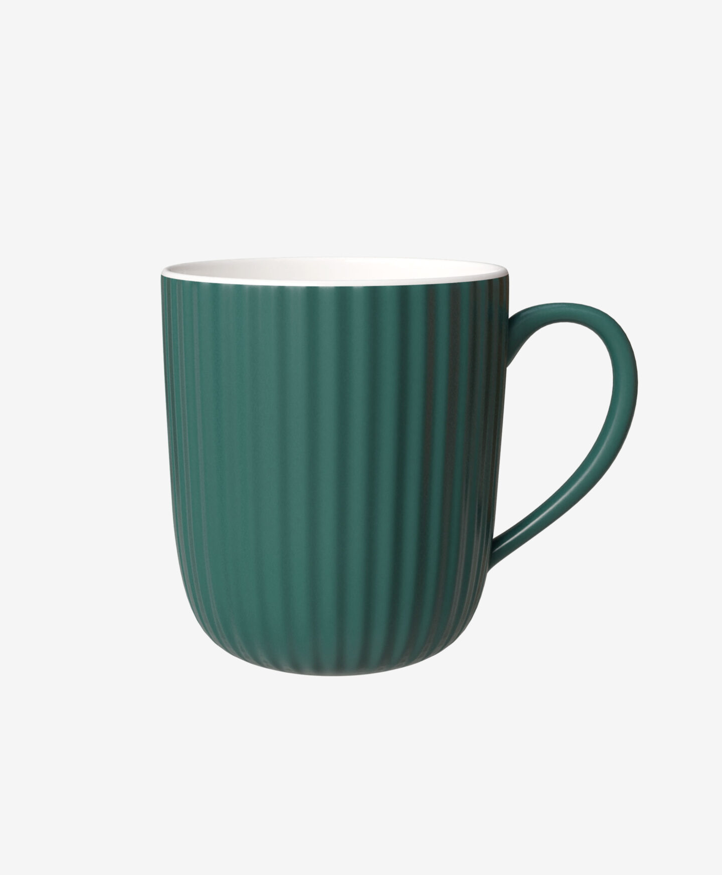 tazza verde in porcellana