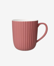 tazza rosa in porcellana