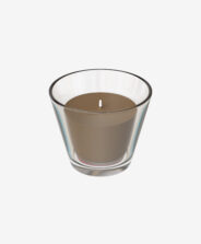 candela profumata marrone