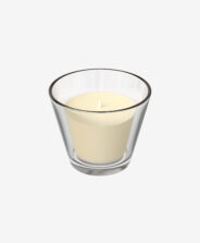 candela profumata color crema